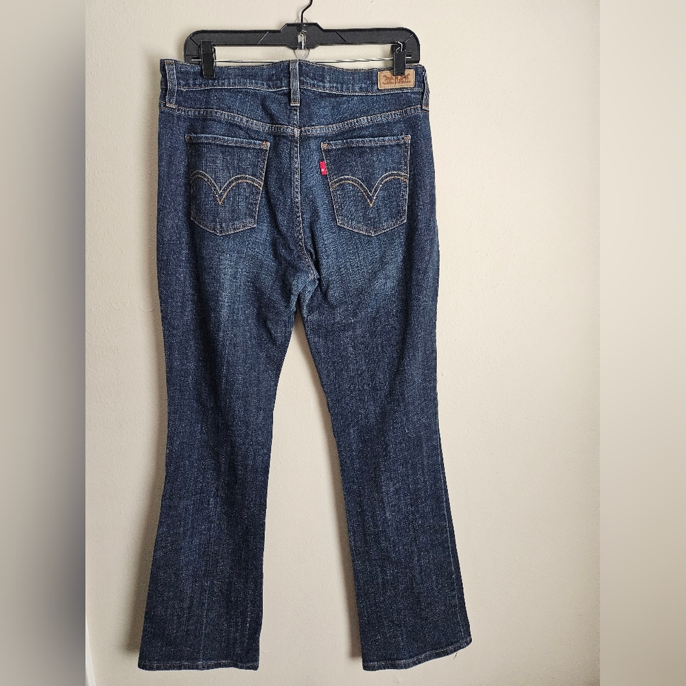 515 Womens  Levi's Dark Blue Flare Jeans